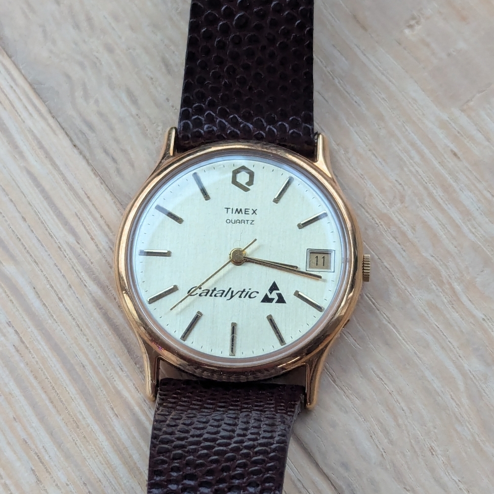 Gold Timex Watch